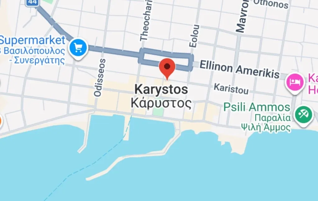 Χάρτης ιατρείου Κάρυστος Ευβοίας